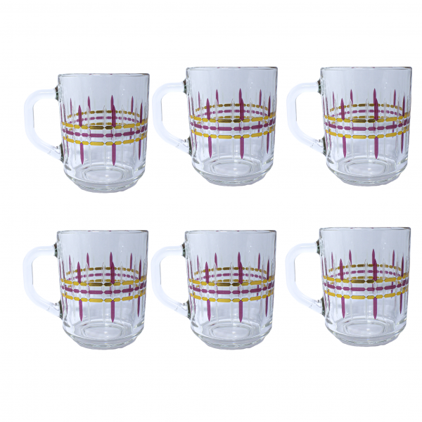 Set of 6 mugs 200ml in an open package Flickering 1335/22,,